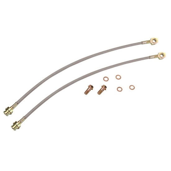 10mm-1.5 Banjo Bolt Disc Brake Rubber Caliper Hose 18" Metric GM Chevy StreetRod 10mm-1.5 Banjo Bolt Disc Brake Rubber Caliper Hose 18" Metric GM Chevy StreetRod